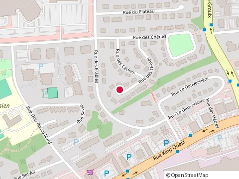 Location of Cantons Peintures at 2935 Rue des Ormes, Sherbrooke
