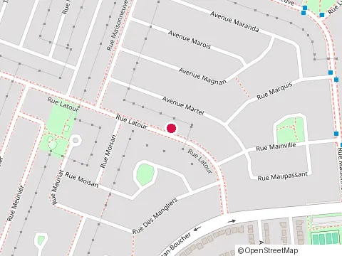 Location of Canvas & Vino at 348 Rue Latour, Saint-Hubert