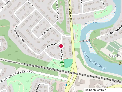 Location of Cap-Rouge Parc des Potiers at 4319 Rue Bégin, Québec