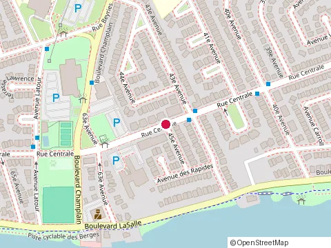 Location of Capitales Burgers Inc at 8612 Rue Centrale, LaSalle