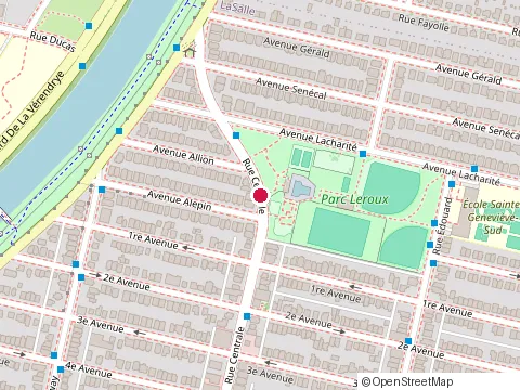 Location of Captain Zippy at 7546 Rue Centrale, LaSalle
