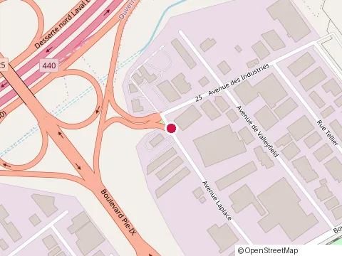 Location of Car Zone Experience at 1248 avenue la Place, Laval