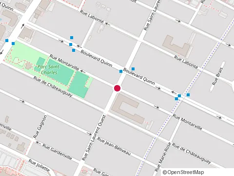 Location of Cardin Sabourin at 100-560 Rue Saint-Laurent O, Longueuil
