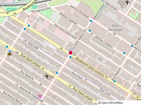 Location of Caribou Gourmand - Restaurant de Terroir Québécois - Souper et Brunch et Grande Terrasse at 5308 Boulevard Saint-Laurent, Montréal