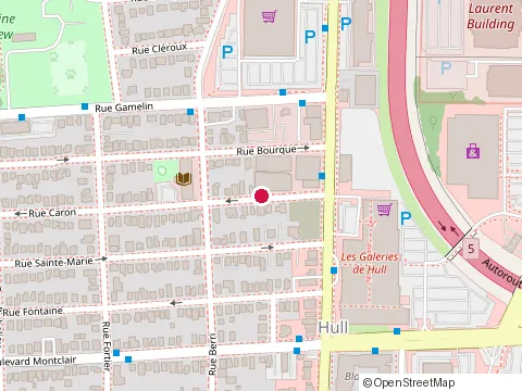 Location of Carmichael Fiscalité at Caron 14 Rue, Gatineau