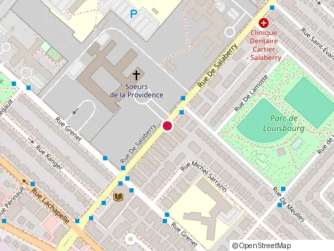 Location of Carrefour Providence at 5655 Rue de Salaberry, Montréal