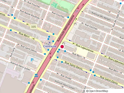 Location of Carrelage Joseph Patenaude at 8502 Berri St, Montréal