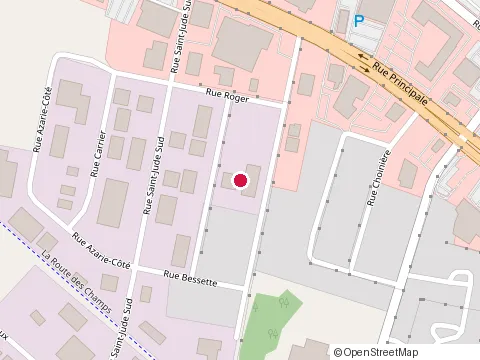Location of Carrier Finishings at 98 Rue Martin, Granby