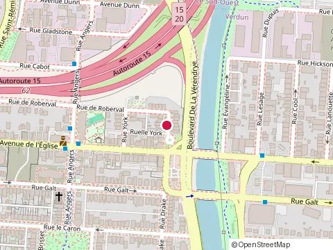 Location of Carrosserie d'Auto Miron Inc at 5429 Rue Drake, Montréal