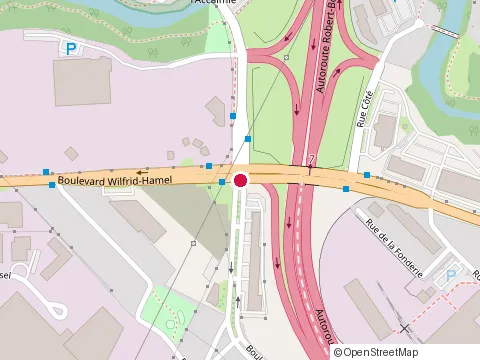 Location of Carrosserie du Vallon at 1380 boulevard Central, Québec
