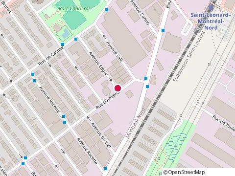 Location of Carrosserie King at 10745 Avenue Edger, Montréal-Nord