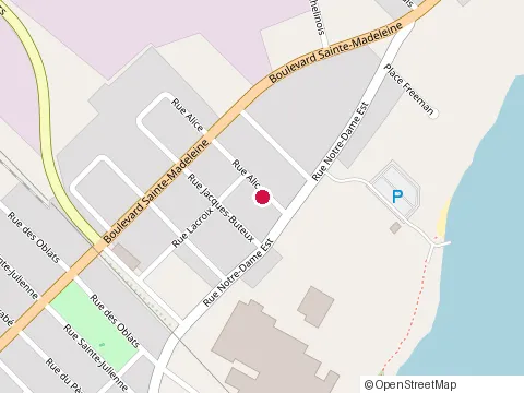 Location of Carrosserie Normand Bergeron at 11 Rue Alice, Trois-Rivières