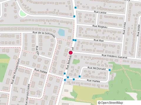 Location of Carrosserie Performance at 2450 Rue Belvédère S, Sherbrooke