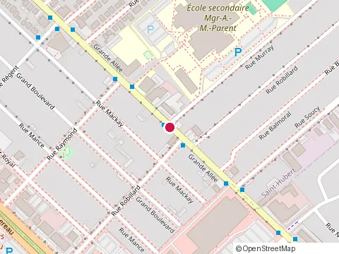 Location of Carrosserie Renntech at 3945 Grande Allée, Saint-Hubert