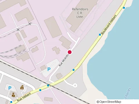 Location of Carrosserie Valleyfield at 509 Rue Hébert, Salaberry-de-Valleyfield