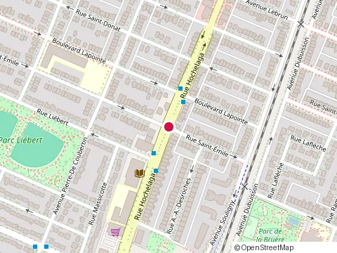 Location of Carrosseries Michel Inc at 8245 Rue Hochelaga, Montréal