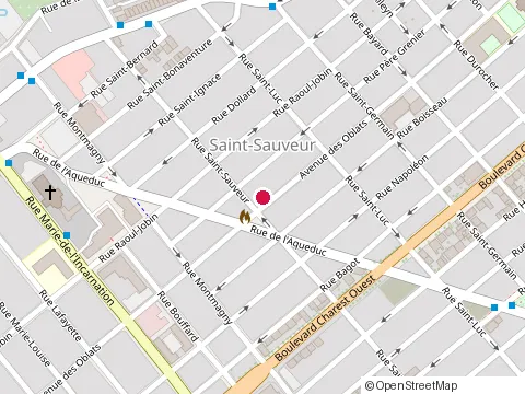 Location of Carrossier Gmp Inc at 563 avenue des Oblats, Québec