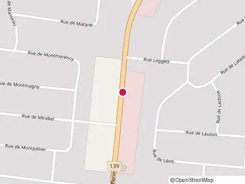 Location of Carrossier Normand Cote Enr at 1056 Dufferin, Granby