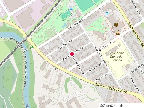 Location of Carrossier Vincent Lavoie at 735 avenue Pruneau, Québec