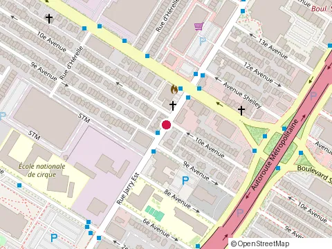 Location of Casa 9Ème at 3140 Rue Jarry E, Montréal