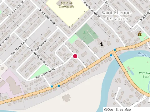 Location of Casse-Croûte Chez Kassy at 4161 route des Rivières, Lévis