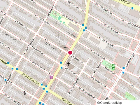 Location of Casse-Croûte d.C. at 2662 Rue Jean-Talon E, Montréal