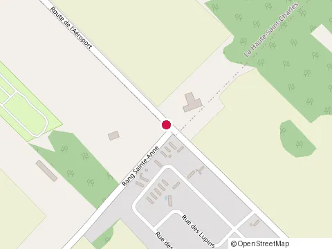 Location of Casse-Croute du Camping de la Ville de Quebec at 2050 route de l'Aeroport, Québec