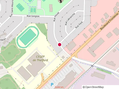 Location of Casse-Croute du Chef Enr at 1968 Rue Nadeau, Thetford Mines