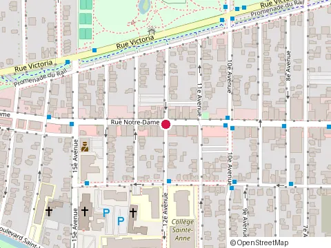 Location of Casse-Croute Farley at 1166 Rue Notre-Dame, Lachine