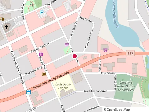 Location of Casse-Croute Lépine at 372 Rue Chasles, Mont-Laurier