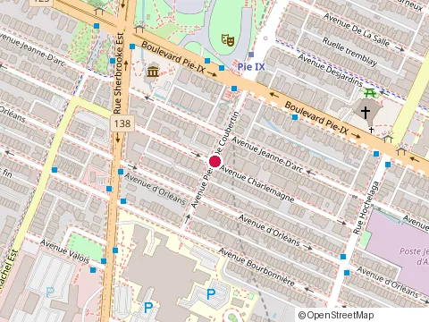 Location of Castel Gestion de Projets & Construction Inc at 2652 avenue Charlemagne, Montréal