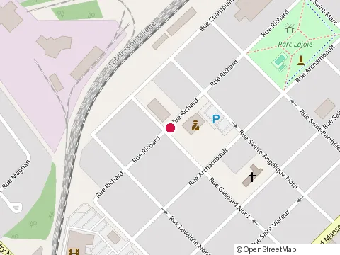 Location of Castonguay Robitaille Harnois at 712 Rue Richard, Joliette