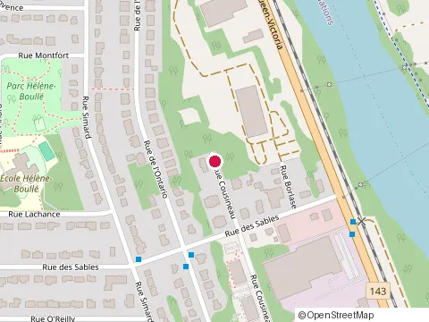 Location of Catherine Beauchamp Massothérapie at 1441 Rue Cousineau, Sherbrooke
