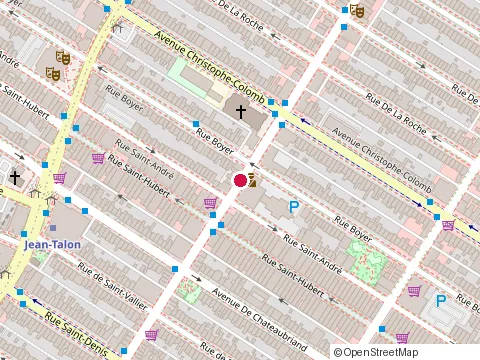 Location of Catherine Gagné Massothérapie at 910 Rue Bélanger, Montréal