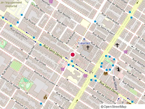 Location of Catherine Neron at 420 avenue Laurier E, Montréal
