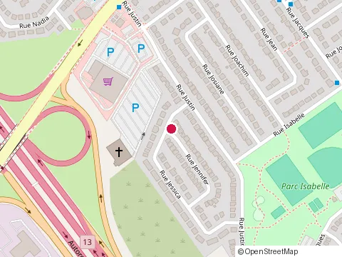 Location of Catherine Ouellette Cpa at 3728 Rue Jessica, Laval