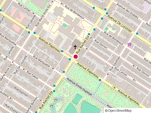 Location of Ccmindful at Rue Rachel E, Montréal