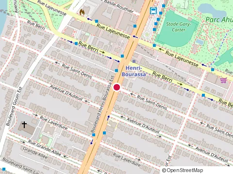 Location of Cd Peintres Inc at 10596, Rue Saint-Denis, Montréal