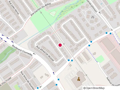 Location of Cd Peintres Plus 9154-1201 Québec Inc at 2942 Rue Alfred-de Musset, Laval
