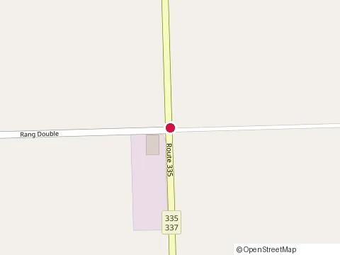 Location of Cdc Excavation at 1691 Rang Double, Saint-Lin-Laurentides