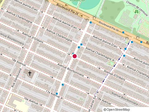 Location of Cde Construction at 3899 Masson Rue, Montréal