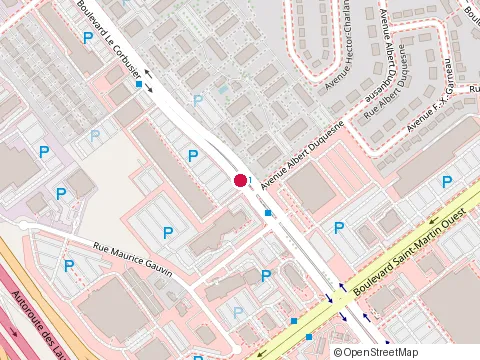Location of Cec-Courtier en Construction at 578-1804 boulevard le Corbusier, Laval