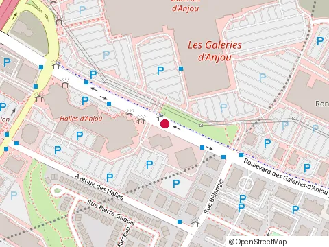 Location of Cedres d'Anjou at 7500 boulevard les Galeries-d'Anjou # 37, Anjou