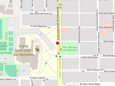 Location of Cégep de Saint-Jean-Sur-Richelieu at 30 Bd du Séminaire N, Saint-Jean-sur-Richelieu