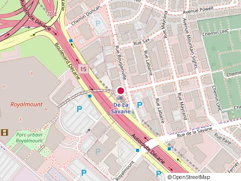 Location of Celeb Construction at 8261 Bd Décarie, Montréal