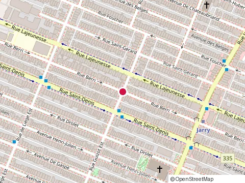 Location of Cenopfl Inc at 8206 Rue Berri, Montréal