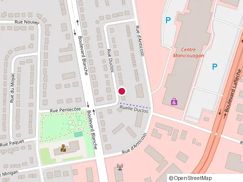 Location of Centralarme at 1366 Rue d'Anticosti, Baie-Comeau