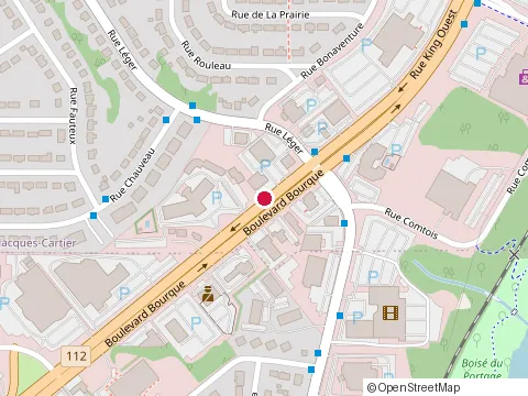 Location of Centre Aquaterra Sherbrooke at 4229 boulevard Bourque, Sherbrooke