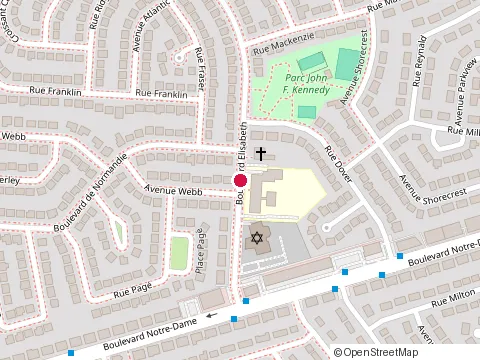 Location of Centre Arménie at 1025 Bd Élisabeth, Laval