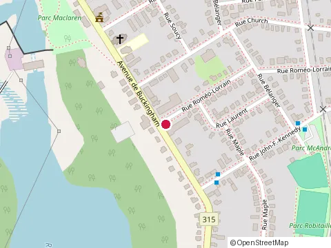Location of Centre Chiro Buckingham Masson at 642 Ave. de Buckingham, Gatineau